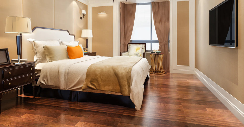 3d rendering beautiful comtemporary luxury bedroom with tv