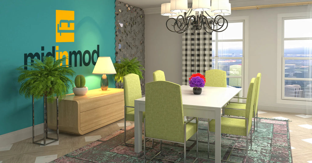 Decor and Color Scheme in Dining room