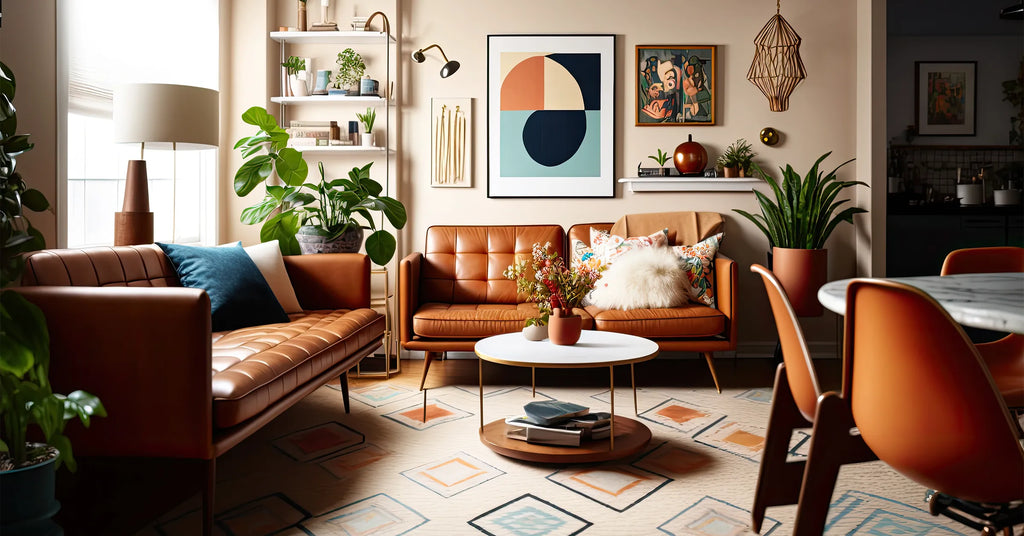 Mid Century Modern Style Living Room