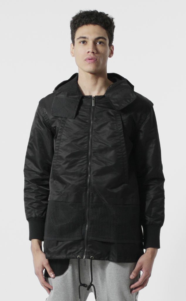Unknown Static Military Contrasted Windbreaker Parka Jacket – Entree ...
