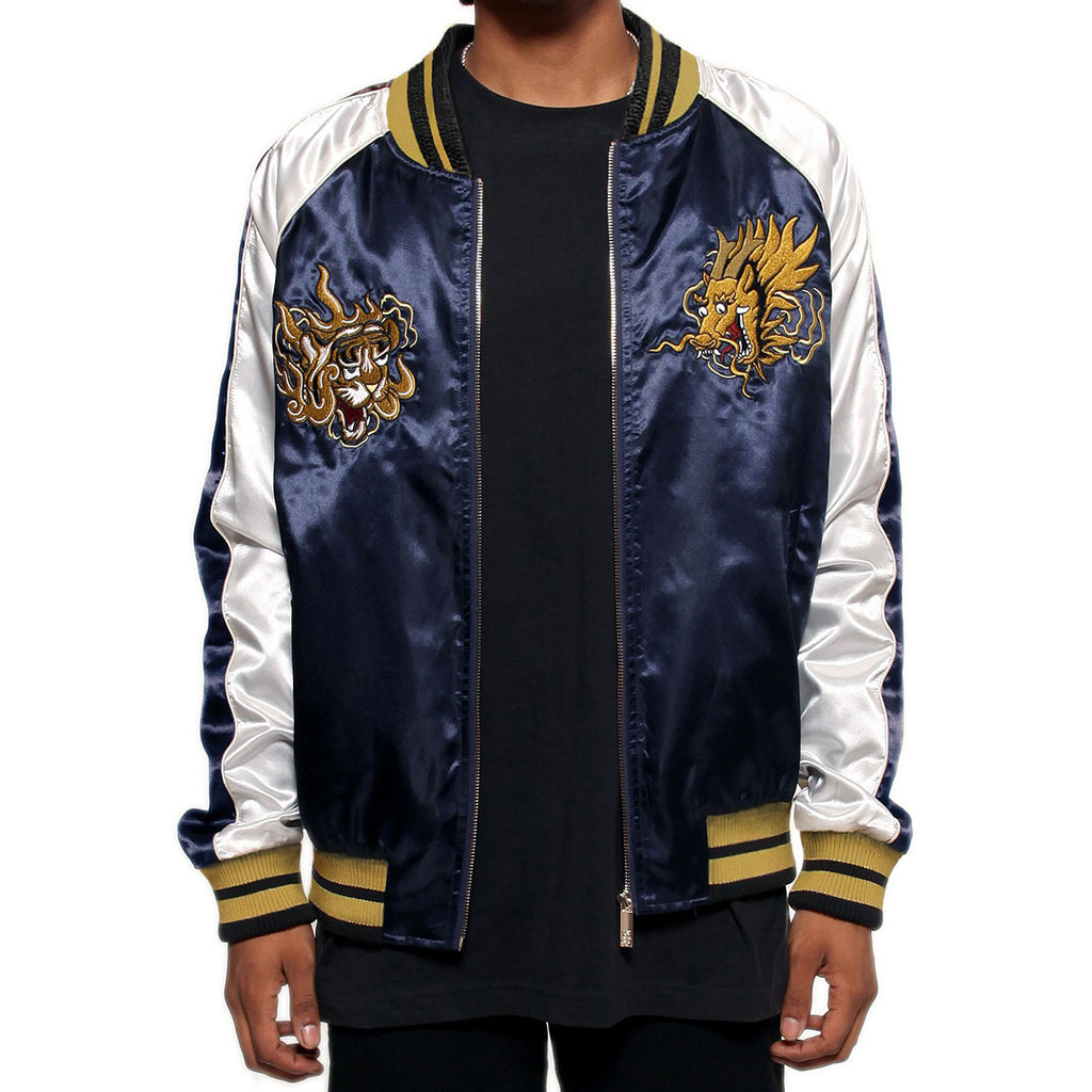 Misunderstood Midnight Satin Embroidery Souvenir Jacket – Entree Lifestyle