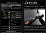 Airscale 1/48 Scale Propeller Logos & Spec Decals - AS48PROP