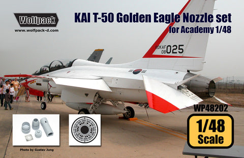 Wolfpack 148 Kai T 50 Golden Eagle F404 Engine Nozzle Set For Academy Wp48202