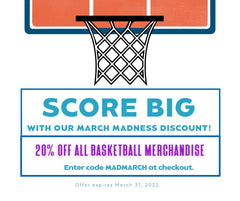 Basketball merchandise 20% off