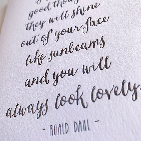 roald dahl good thoughts