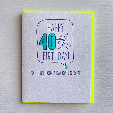 30th Birthday Sexy AF Card – DeLuce Design