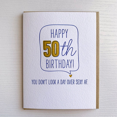 30th Birthday Sexy AF Card – DeLuce Design