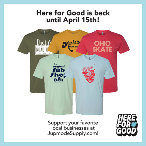 Knop risiko Nyttig Here for Good is back by popular demand! (T-shirt fundraiser for local –  Jupmode