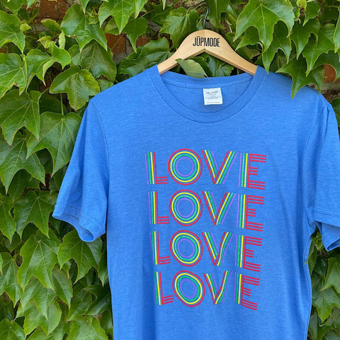 Product photo of Retro Rainbow Love T-shirt
