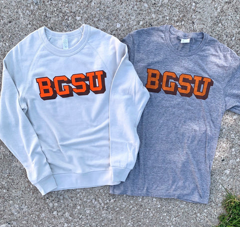 Vintage BGSU logo crew and shirt