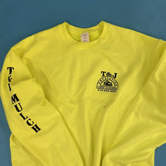 brightly colored custom sweatshirt