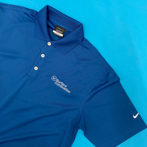 embroidered nike polo