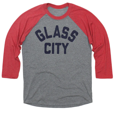 Glass City Baseball Raglan