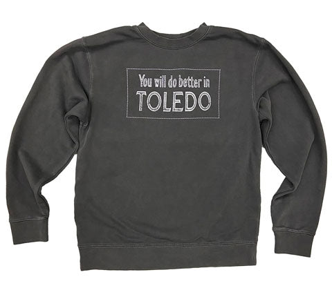 better in Toledo pigment dyed sweatshirt from Jupmode