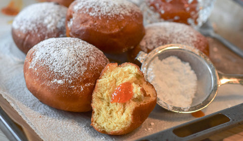 Pączki traditional Polish dessert