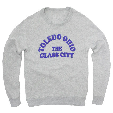 Toledo, Ohio, The Glass City Crew Shirt