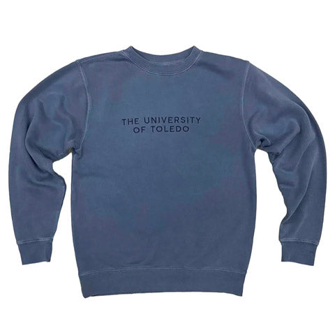 The University of Toledo Blue Embroidered Sweatshirt