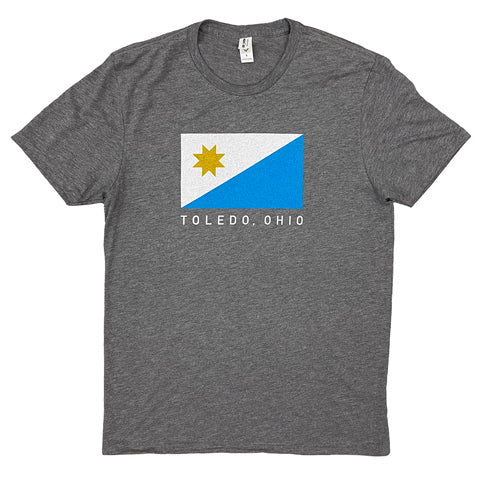 Toledo Ohio Flag Shirt by Jupmode