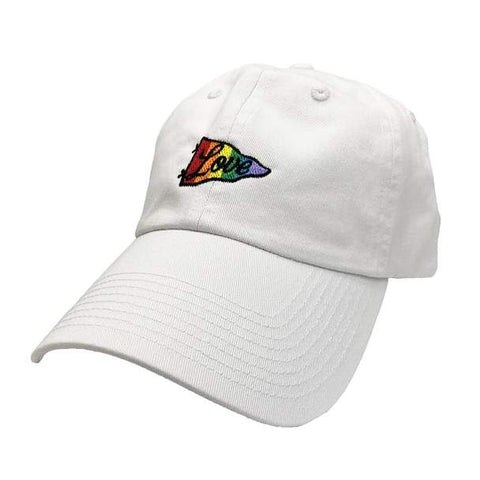 love pride rainbow hat
