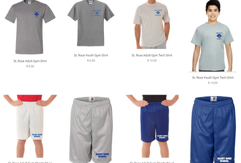 16153 Genova School spirit wear programs