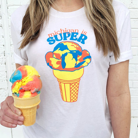 superman ice cream shirt