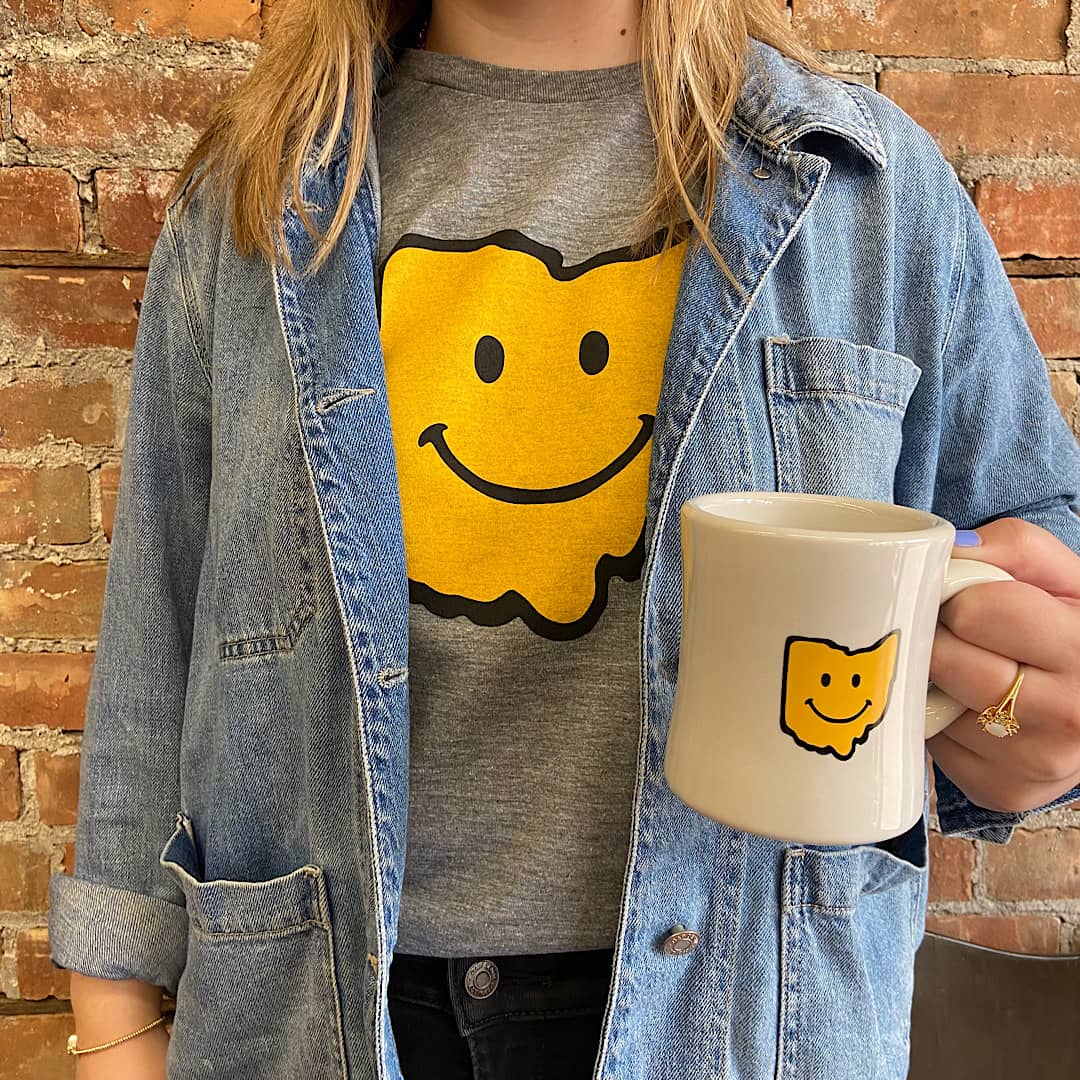 Ohio Smiley Diner Mug