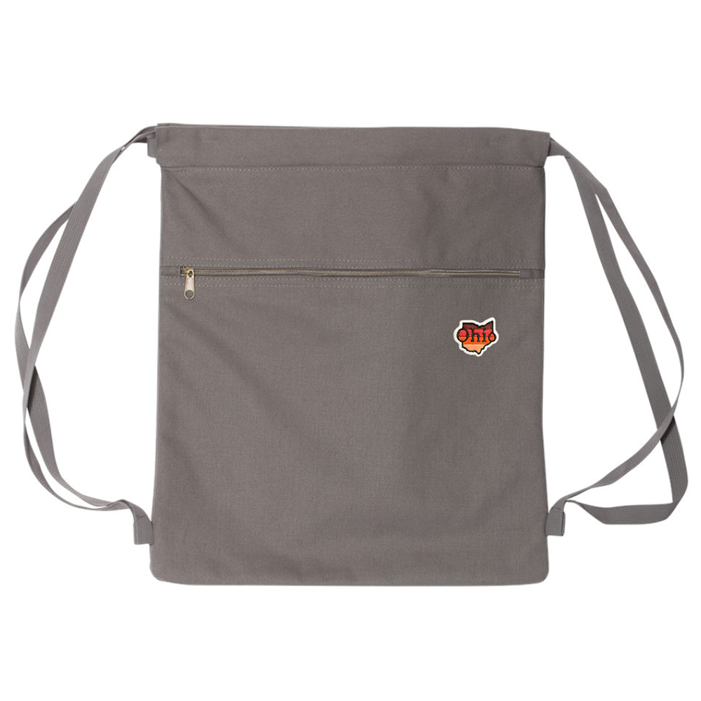 Ohio Sunset Patch Drawstring Backpack