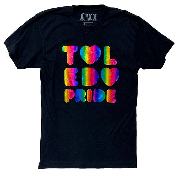 Toledo Pride Rainbow Foil Shirt (Discontinued)