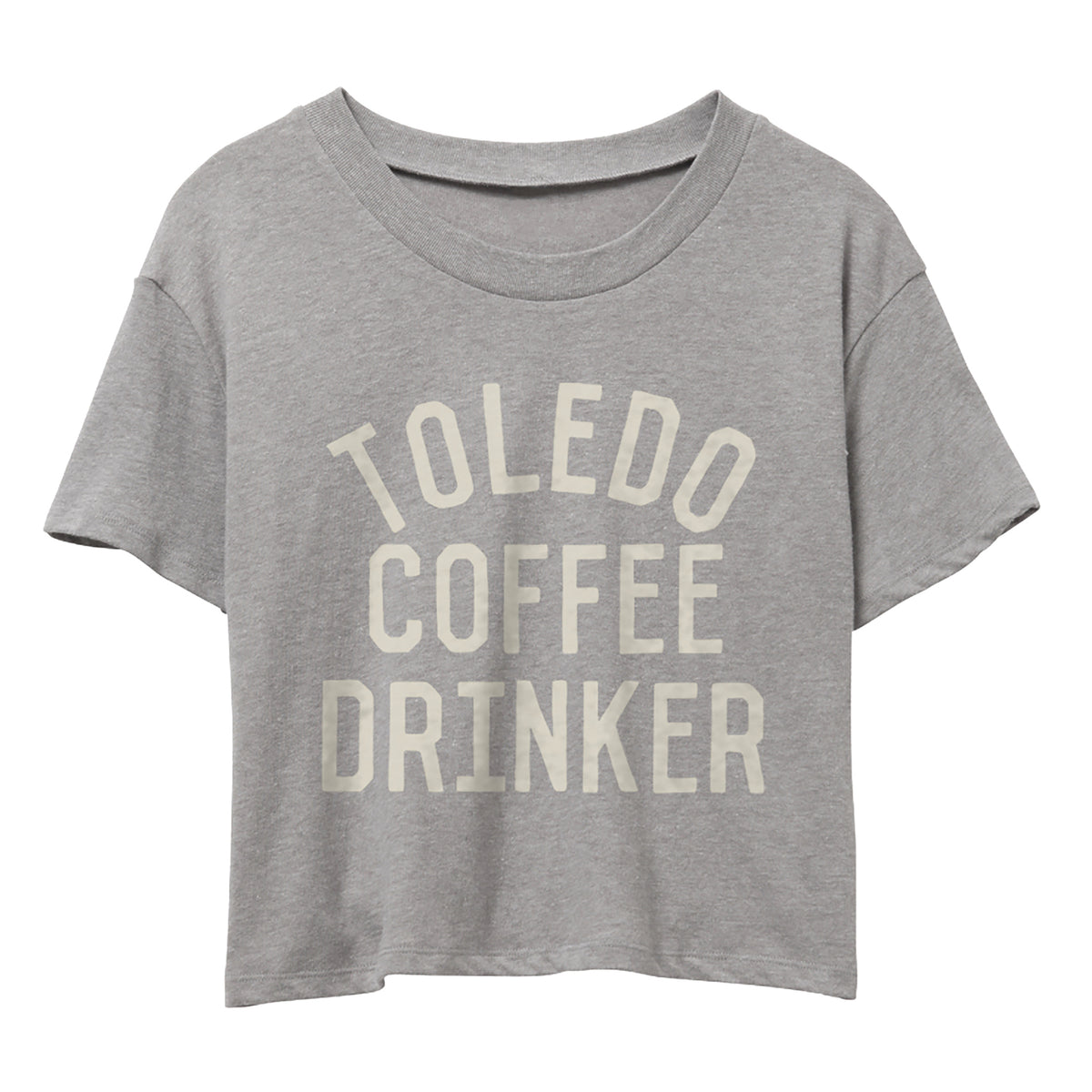 Toledo Coffee Drinker Crop Shirt — Jupmode