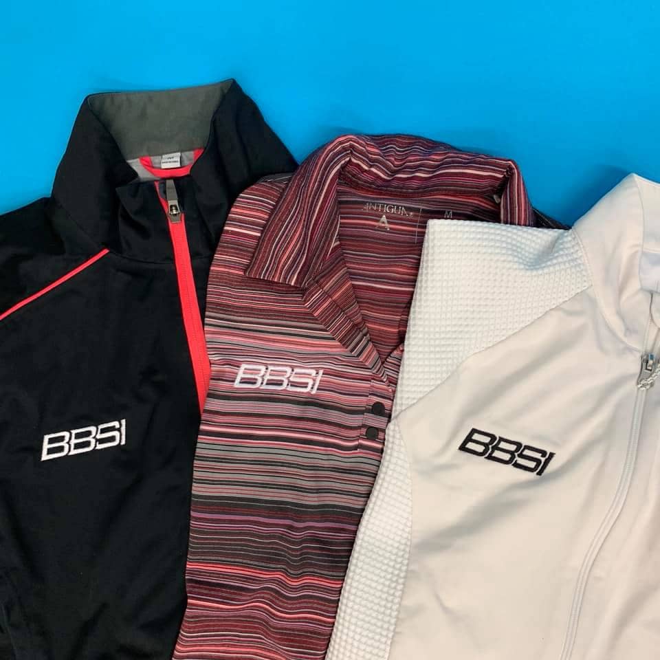 bbsi embroidered quarter zip