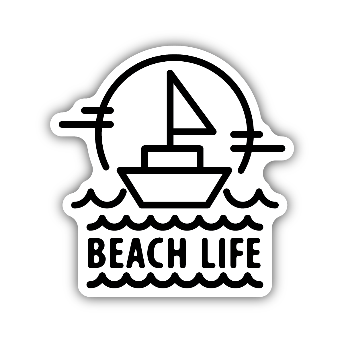 beach life stickers