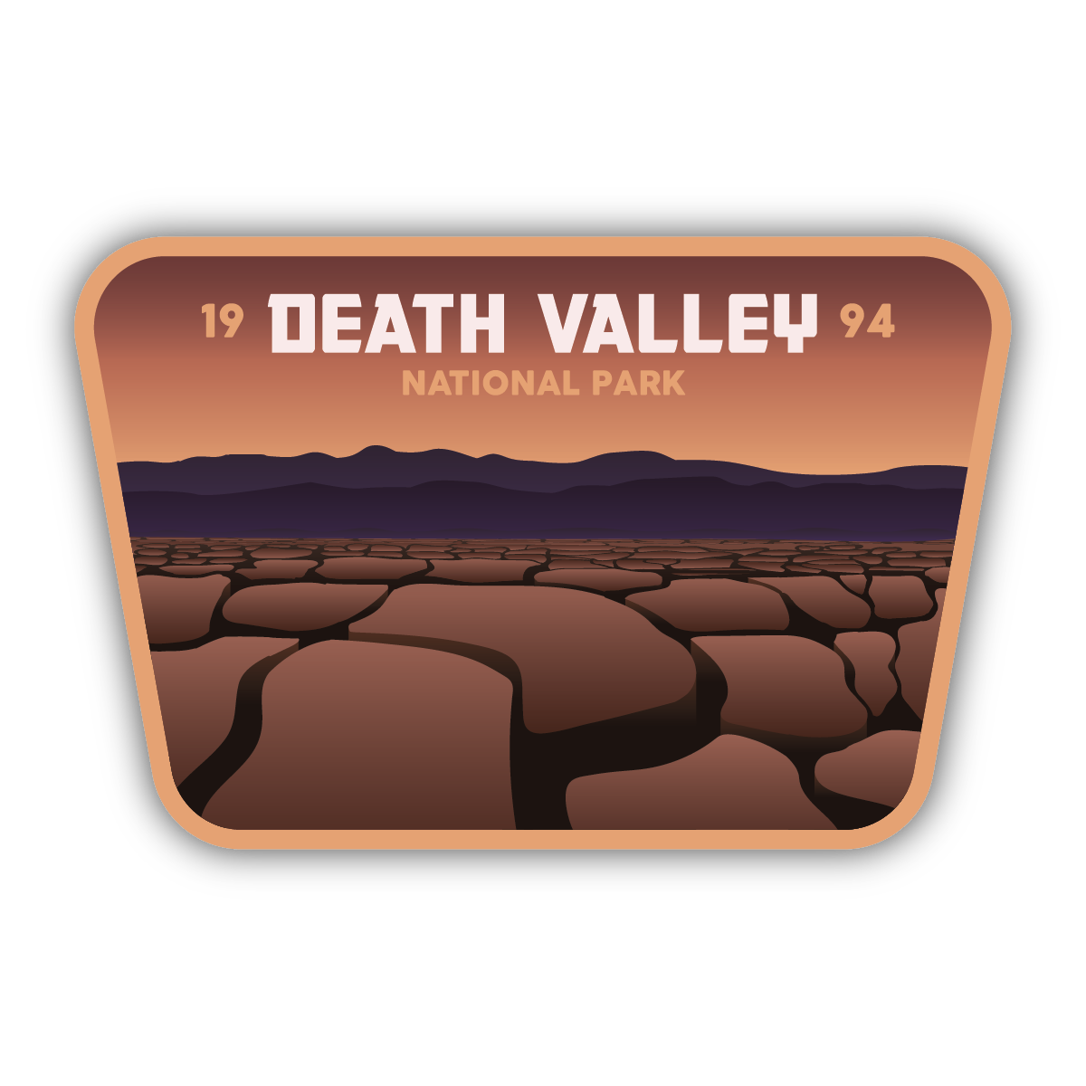 Death Valley National Park Sticker Stickers Northwest