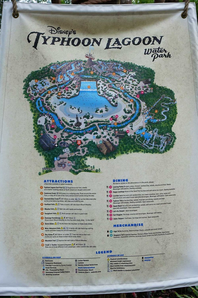 Typhoon Lagoon Printable Map