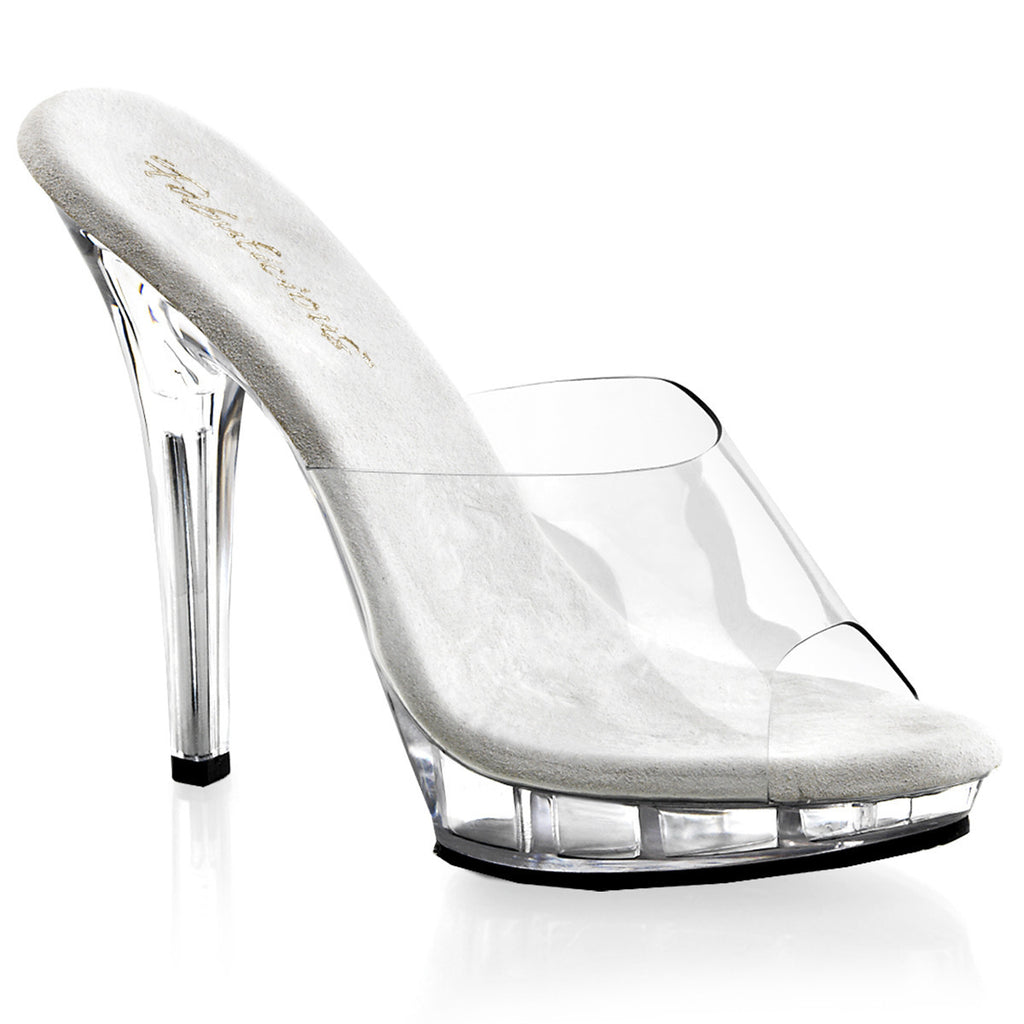 clear exotic dancer shoes