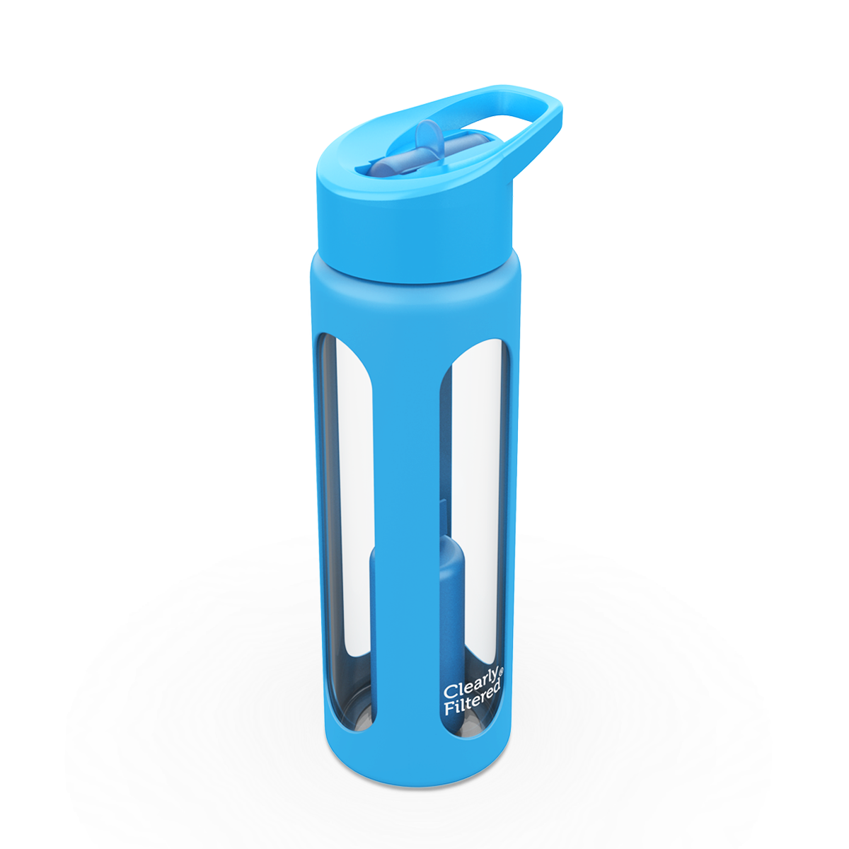 20oz Glass Filtered Water Bottle