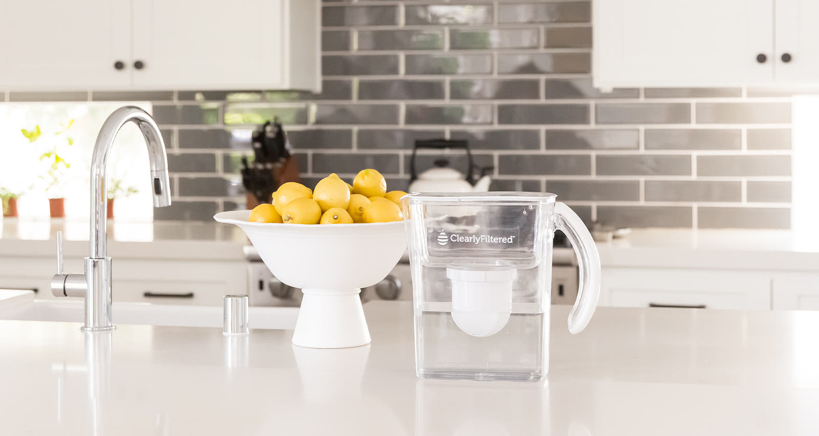 Clearly Filtered | Water Filter Pitcher