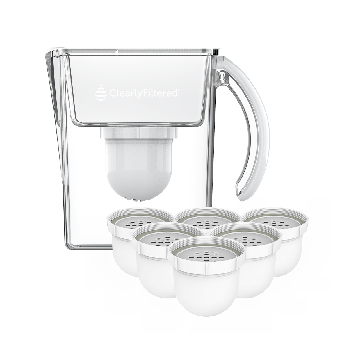 Filtered Water Pitcher + Filter 6-Pack