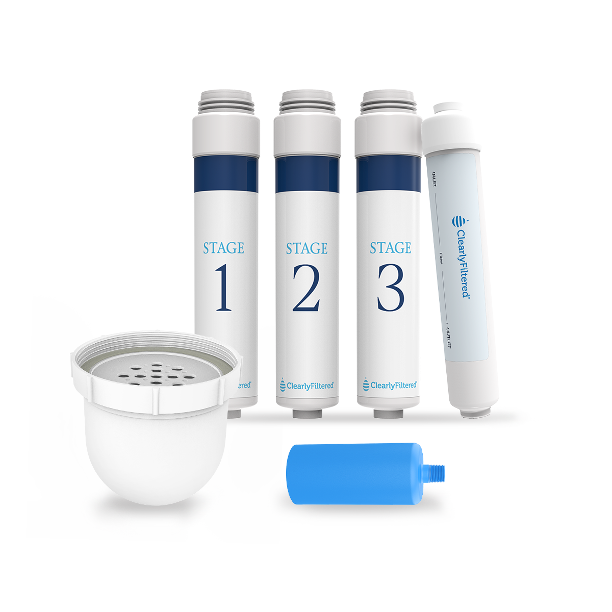 Bottle Replacement Filter 3-Pack  Fluoride Filter Water Bottles & Pitchers  to Remove Contaminants – Clearly Filtered