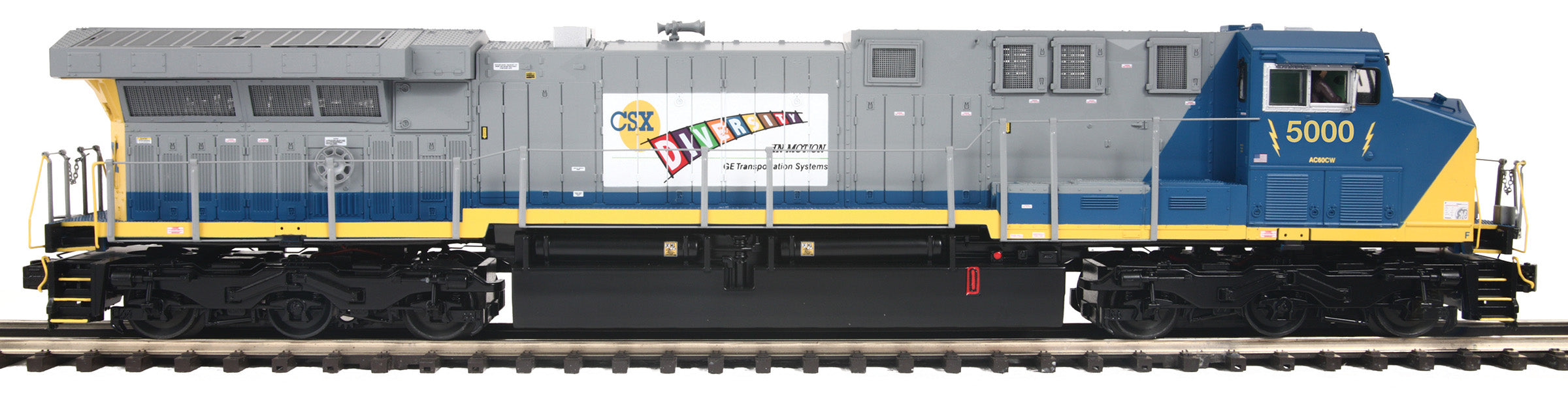 CSX Railroad AC4400CW #6 With a Coal Train Water Bottle