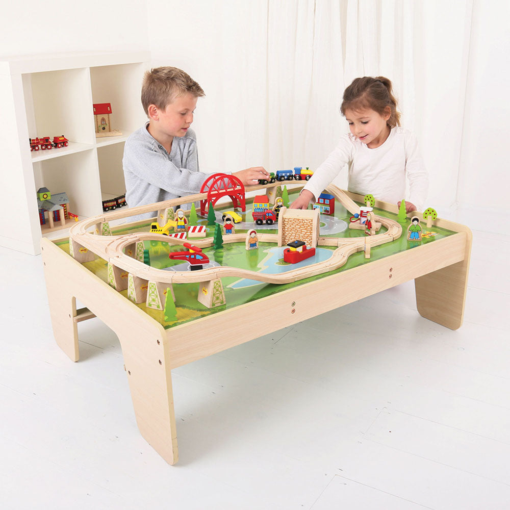 bigjigs train table