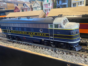MTH 20-20605-1, -3, and -4 - MTH Premier F7 ABA Set "Baltimore and Ohio" - Second Hand