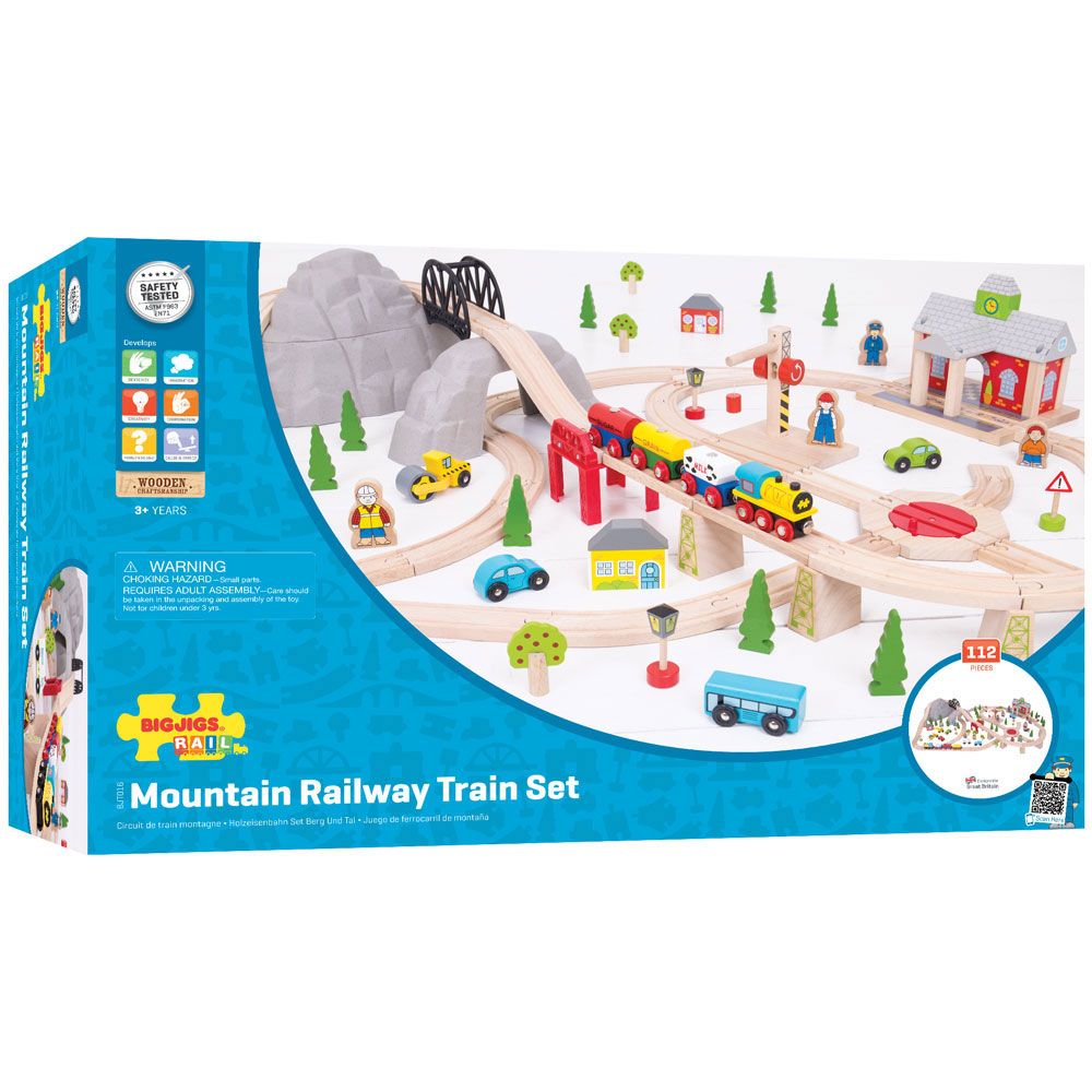 bigjigs mountain railway set