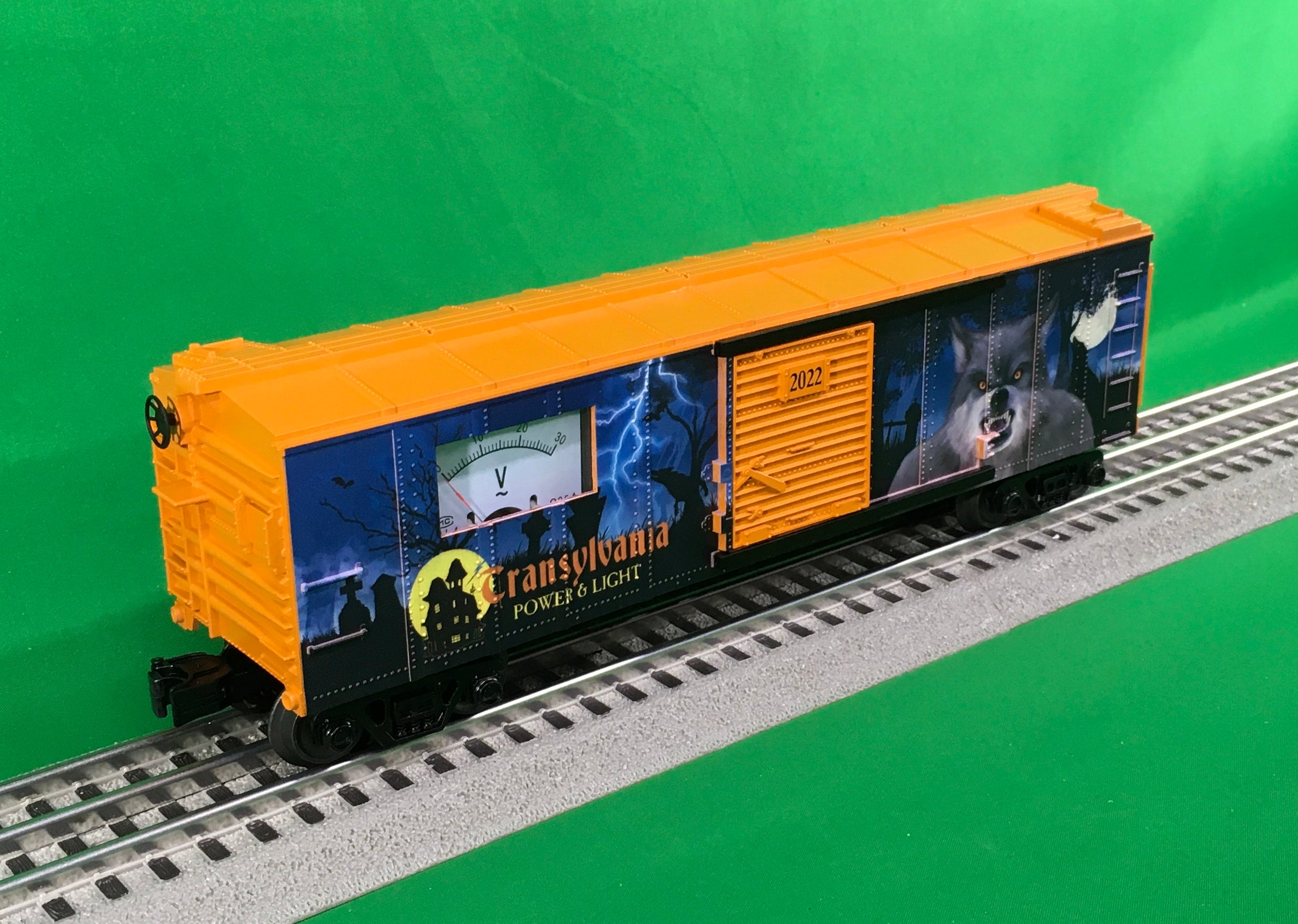 MTH 30-71107 - Box Car G.E. Evolution #2022 w/ Power Meter (GEVO