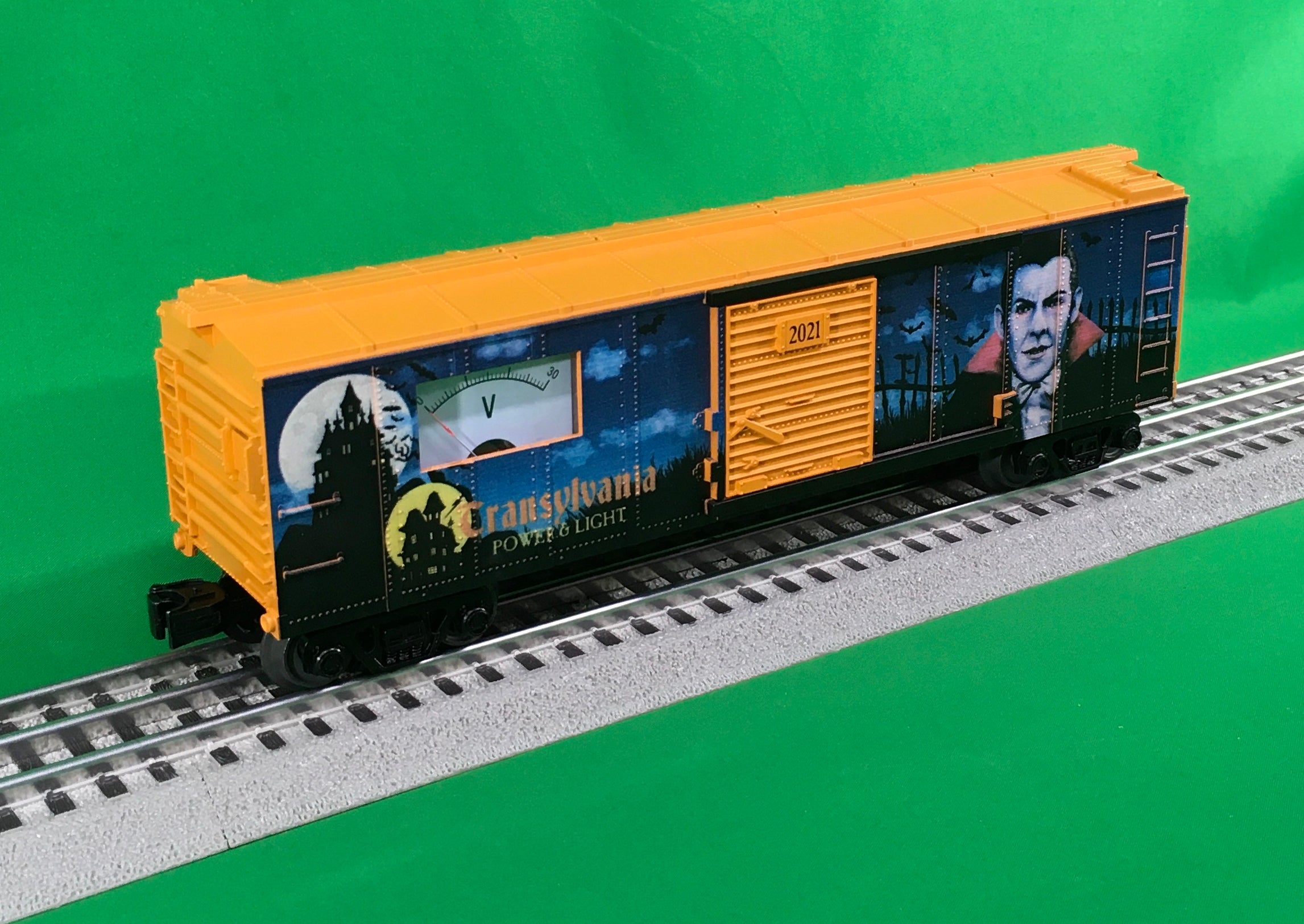 MTH 30-71107 - Box Car G.E. Evolution #2022 w/ Power Meter (GEVO