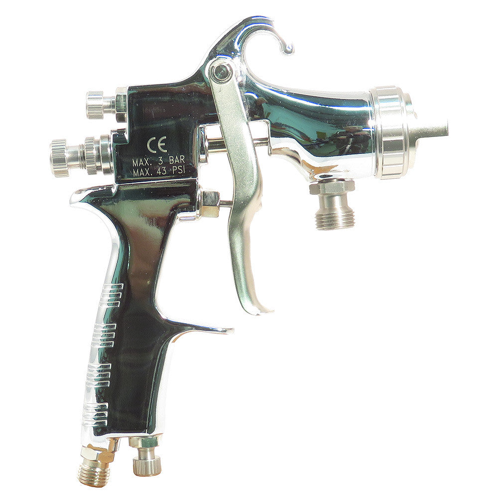 pressure feed spray gun