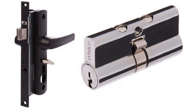 Combo Pack Whitco Tasman Mk2 Screen Door Lock And C4 Key Euro Cylinder