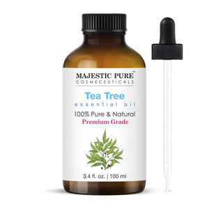 Tea Tree Essential Oil | 100% Pure and Natural | 3.4 fl oz - Majestic Pure Cosmeceuticals