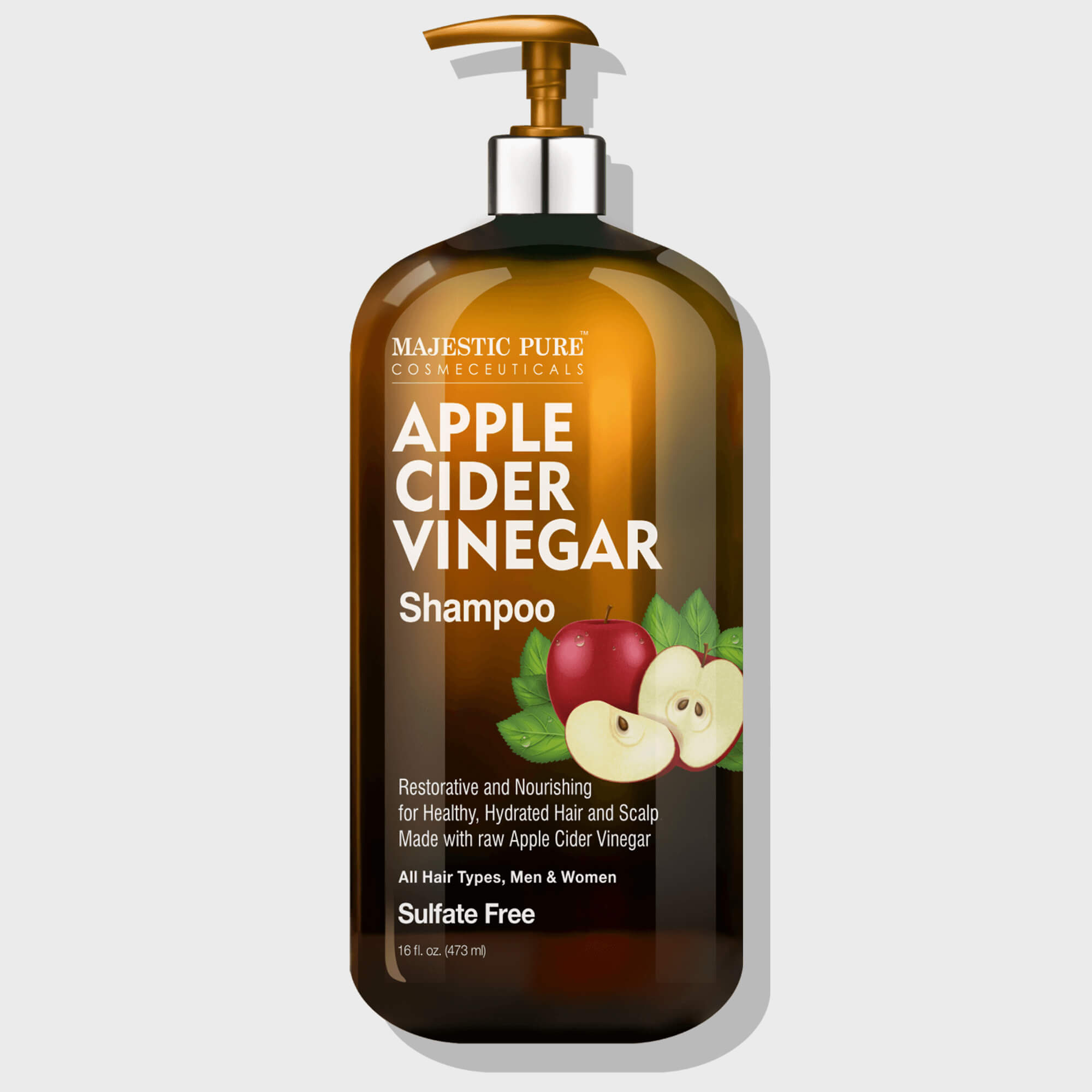 Apple Cider Vinegar Shampoo - Majestic Pure Cosmeceuticals