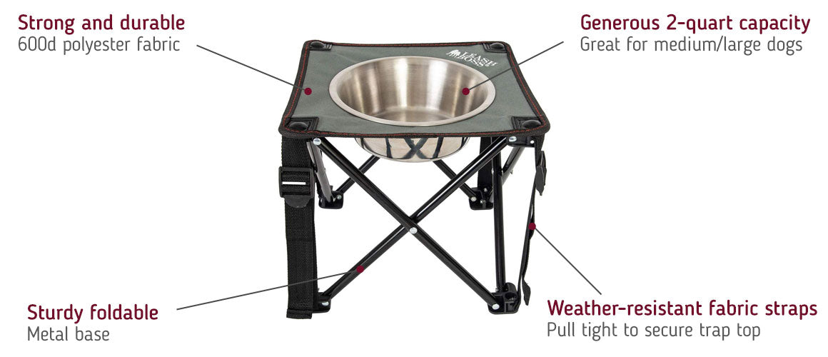 single outdoor feeder for dogs