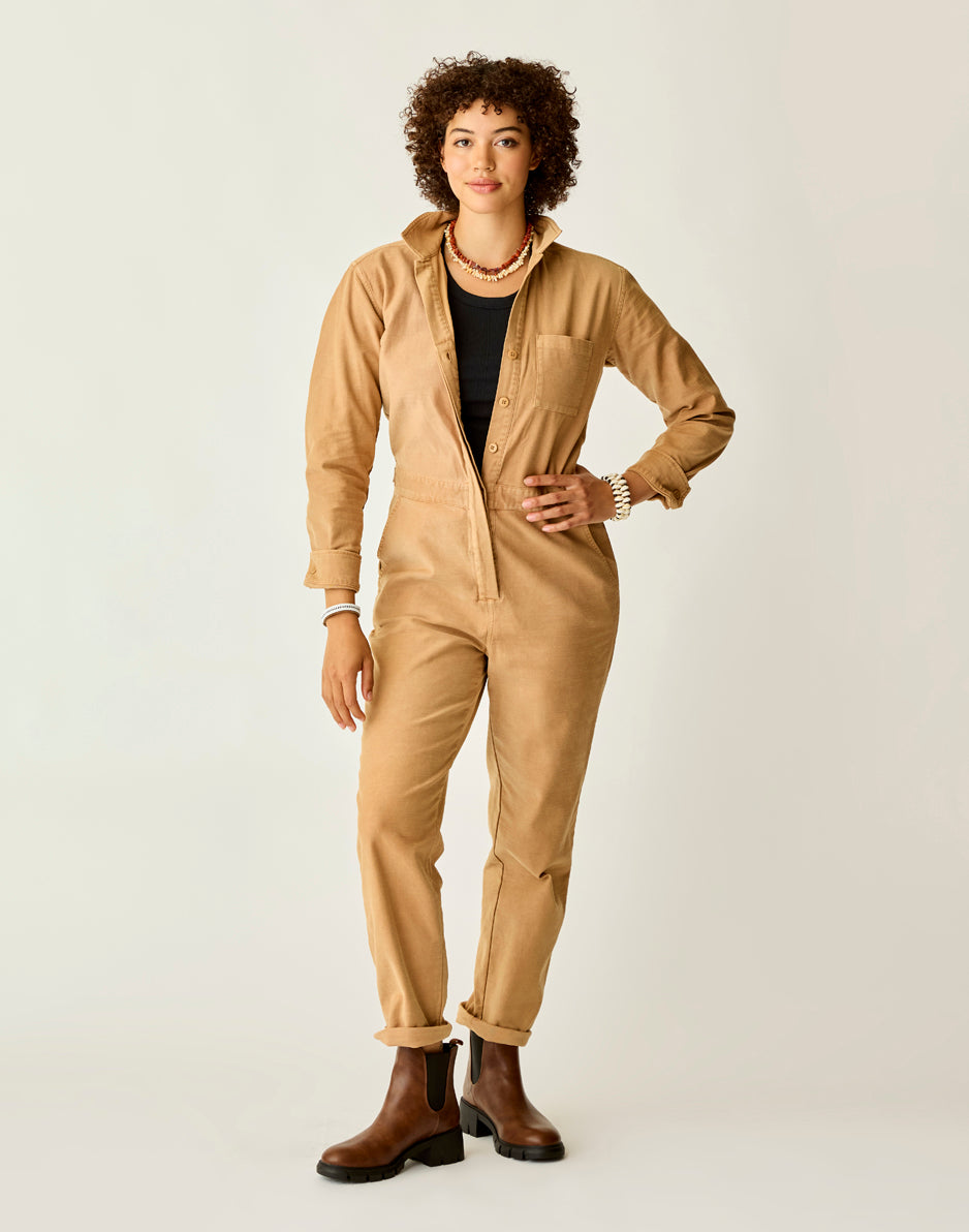 Bedford Jumpsuit: Camel